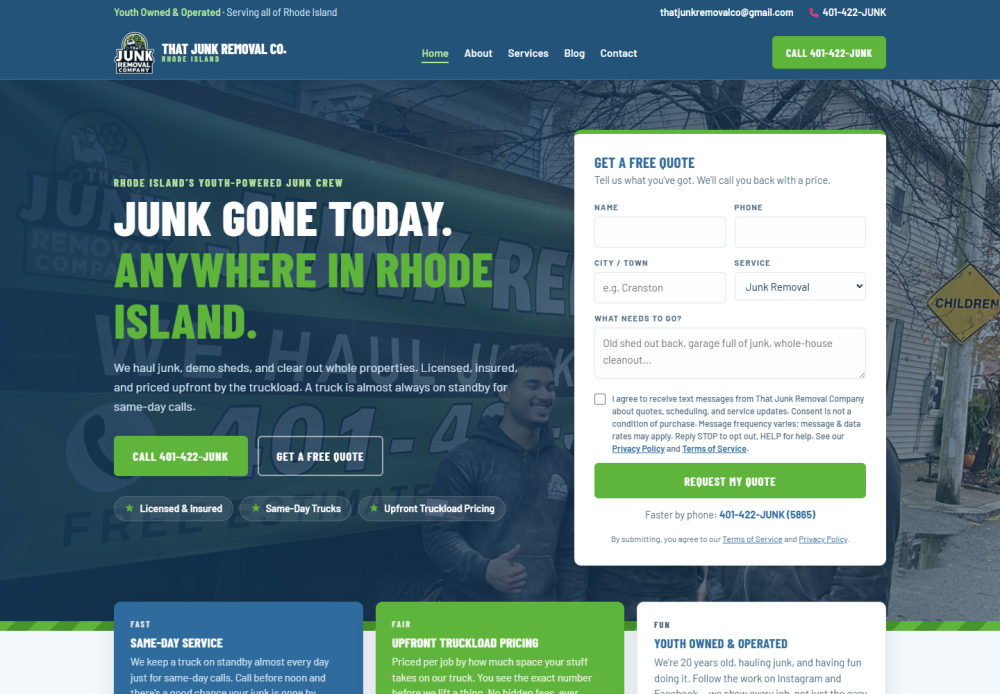 That Junk Removal Co. website